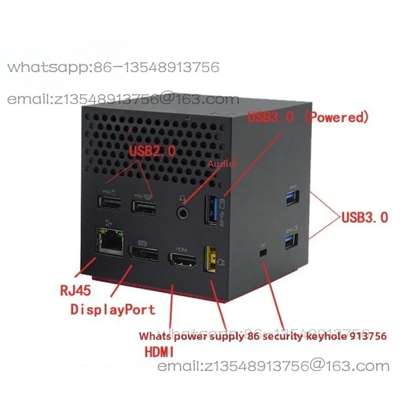 Wireless docking station W123 to DP HDMI USB3.0 network port spot fast delivery