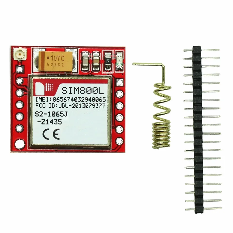 

1PCS SIM800L GPRS transfer board micro SIM GSM Core board 4 frequency module TTL