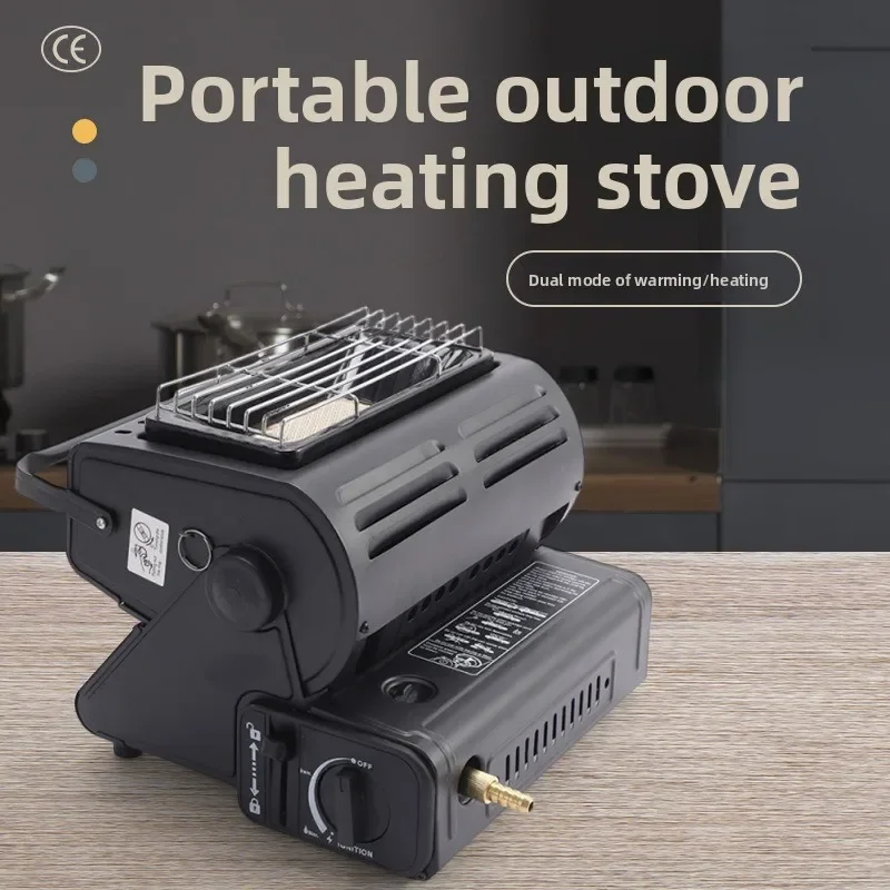 

Портативная газовая походная плита, уличная печь для пикника, барбекю, портативная грелка для рук, домашний обогреватель, кассетная плита для кемпинга, палатки, рыбалки