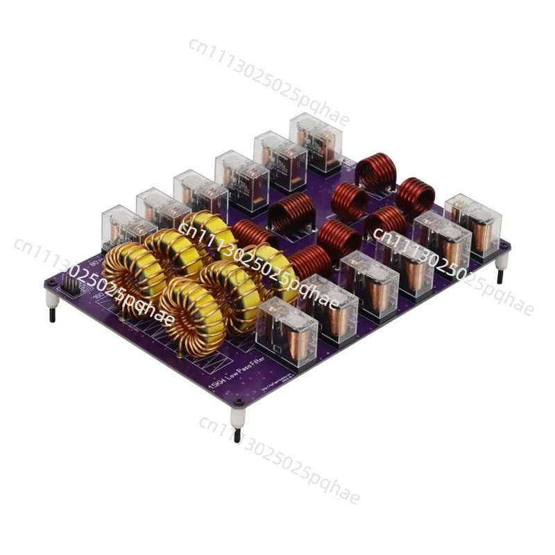 1.8-54MHz Low Pass Filter Board 10-Band 1500W 50ohm Supports SSB Continuous Wave Frequency Adjustment
