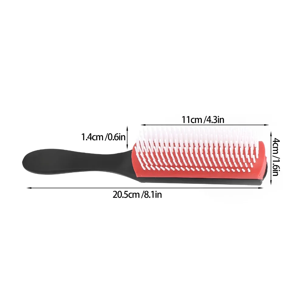 Home Use 9-Row Design 9-Row Hair Brush Detachable Professional Cushion Hair Brush Light Pink Classic Salon Hair Brush For Women view 6
