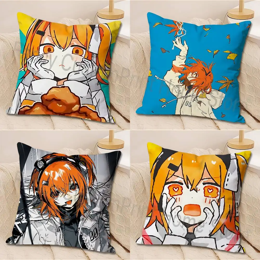 

Karaage Girl A-Adachi Rei zumo Pillow Cases for Bedroom Living Room Sofa Home Decor Polyester Cushion Cover with Zipper
