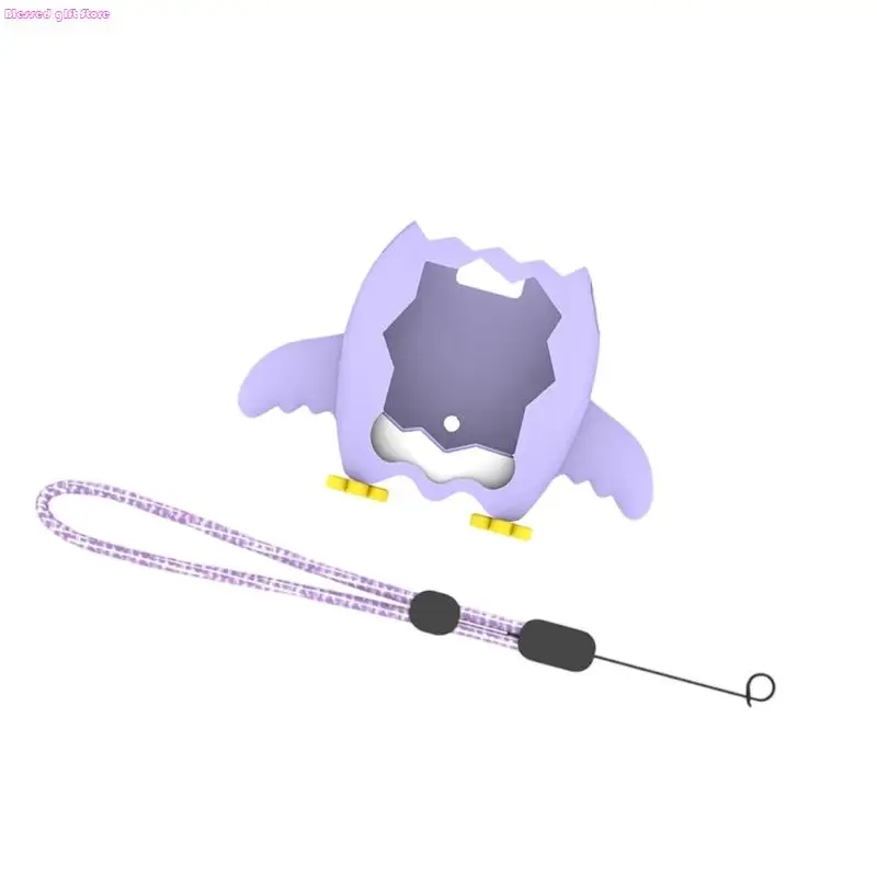 D0JC Stylish Penguins Silicone Cover for Electronic Pet Unique Fashionable Accessory Protective Case for Virtual Pet