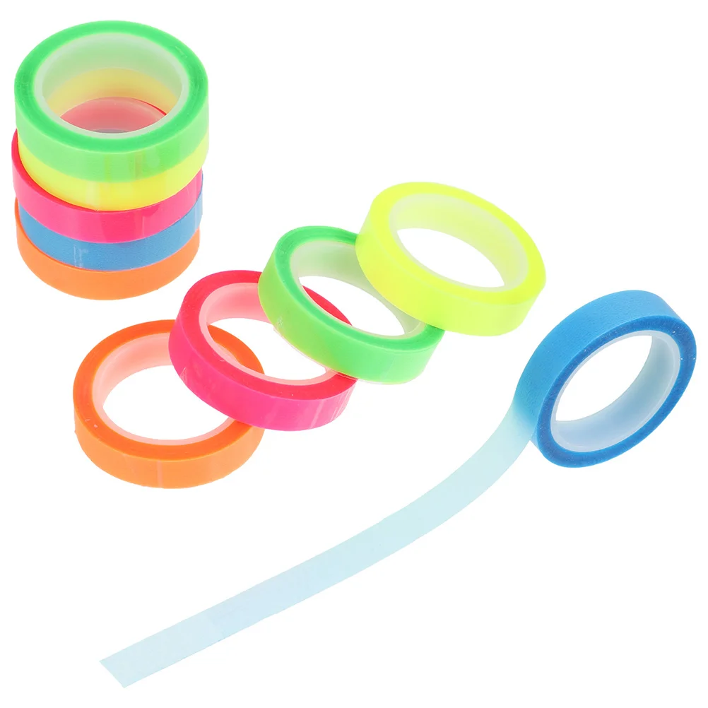 20 Rolls Waterproof Index Sticker Stickers Pet Tape Nail Book Sticky Tabs Notes Highlighter Removable Adhesive