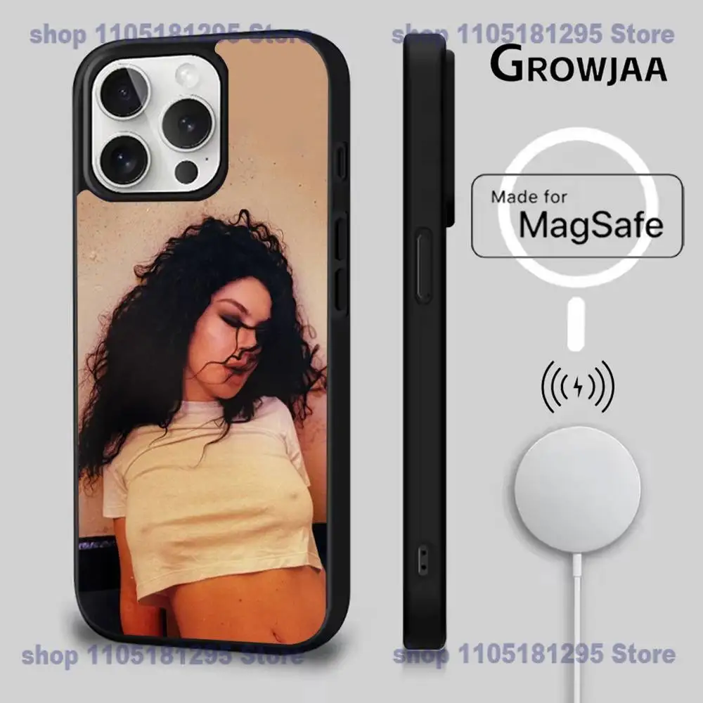 حافظة هاتف Charli XCX Brat لهاتف iPhone 17,16,15,14,13,12,11,Pro,Max,Plus,Mini,SE4,E شحن لاسلكي Magsafe مغناطيسي #2