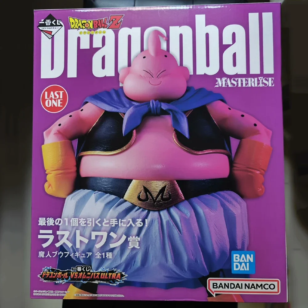 Bandai-Figura Anime de Dragon Ball, Modelo Ichiban Kuji, Brinquedo Colecionável Majin Buu, Confronto do Destino, 4 Boxed, Novíssimo Ornamento, Original