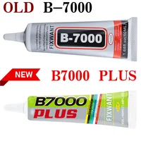 Adhesivo Universal de plástico y vidrio para bricolaje, con aplicador de precisión B7000 PLUS, pegamento transparente mejorado para reparación de pantalla de teléfono, B-7000