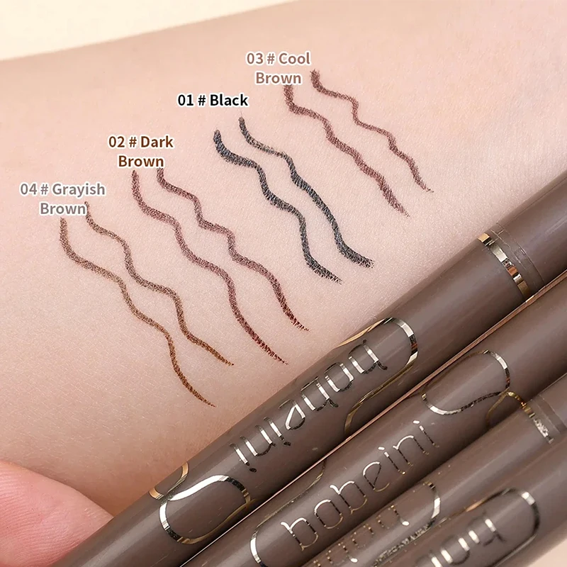 0.01mm Ultra Slender Liquid Eyeliner Pen Extra Slim Waterproof Professional Sweatproof Long Lasting Liquid Eyeliner Eye Brow Pen