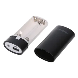 DIY 2x 18650 Portable Battery 5600mAh External Battery Box Enclosure with USB for Cell Phones and Other Smartphones