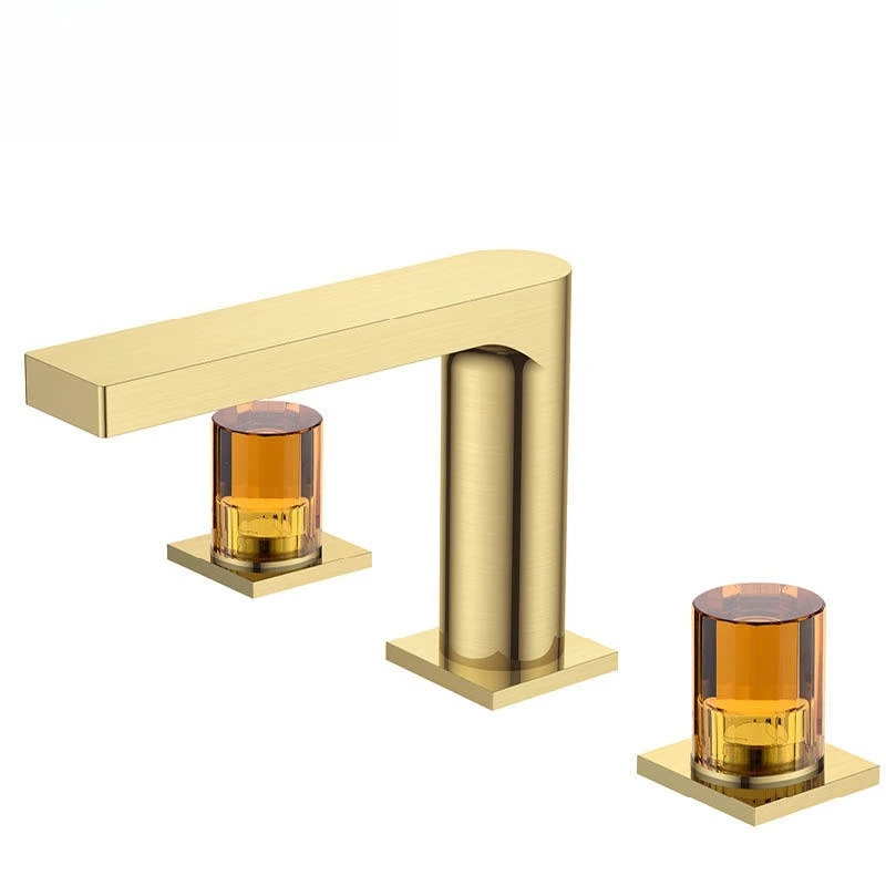 

Crystal handwheel switch Concealed faucet Bathtub Shower Double opening faucet