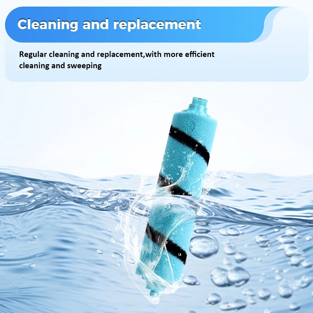 Spazzola a rullo morbido rimovibile per Xiaomi STYTJ02YM/3C/Viomi SE V2 V2PRO/V3/S12 Spazzare Robot Aspirapolvere Spazzola rotante