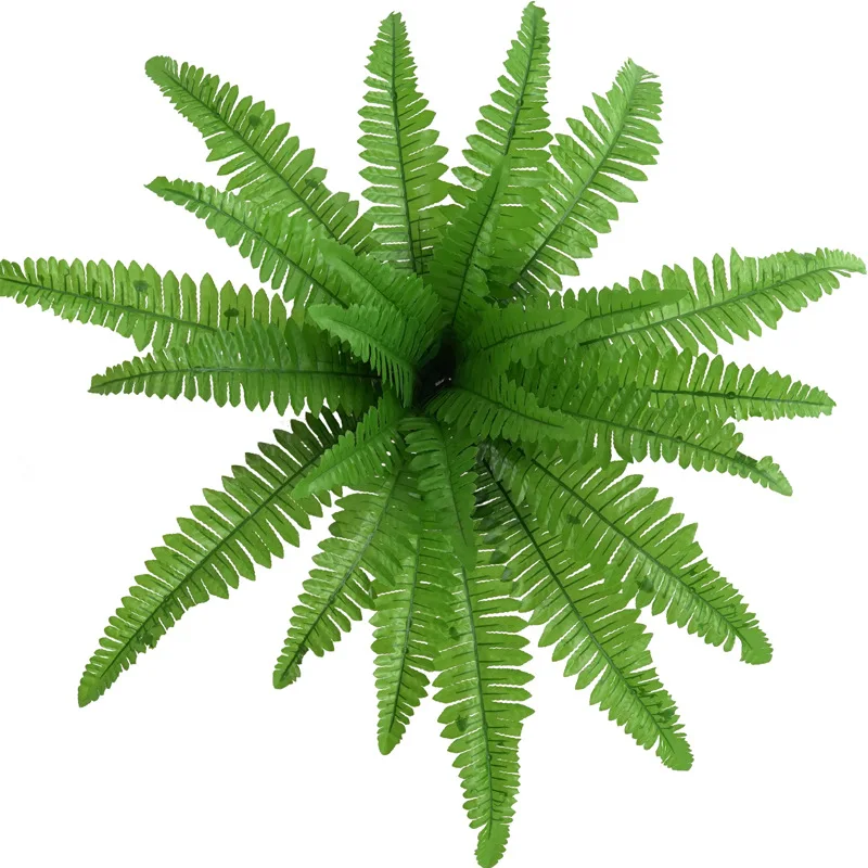 

Simulation24Head Persian Leaf Factory Simulation Green Plant Persian Fern Leaf Soft Decoration Project Plant Wall Gard