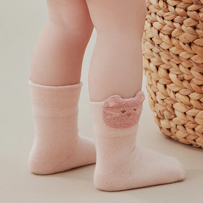 3 Pairs Baby Socks Cartoon Children Kids Socks Soft Breathable Boys Socks Warm Toddler Socks For Girl - view 6