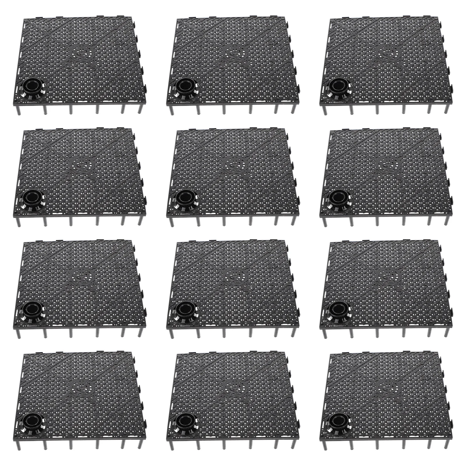 

12Pcs Bottom Filter Plates Aquarium Isolation Board Multi-Hole Design DIY Fish Tank Filter Supplies Aquarium Divider Sand