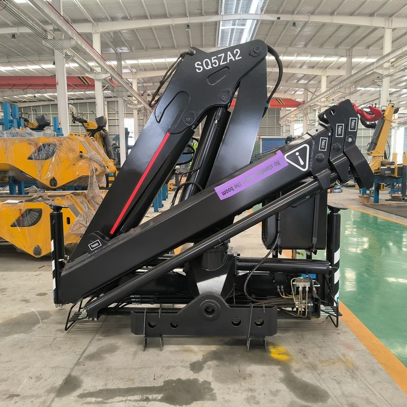 12 Ton Hydraulic Knuckle Boom Crane Remote Control Foldable Telescopic Articulated Jib Crane Truck Mounted Folding Boom