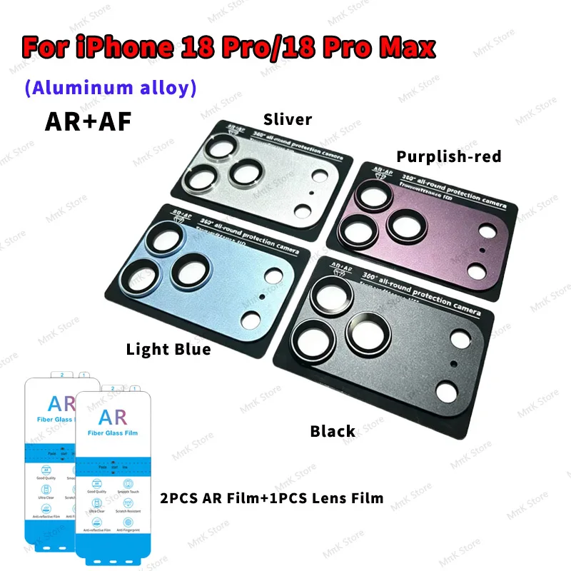 For iPhone 18 Pro Max HD Lens Protective Film Screen Protector Coverage Ultra-Thin For iPhone 18 Pro Shockproof Metal Frame