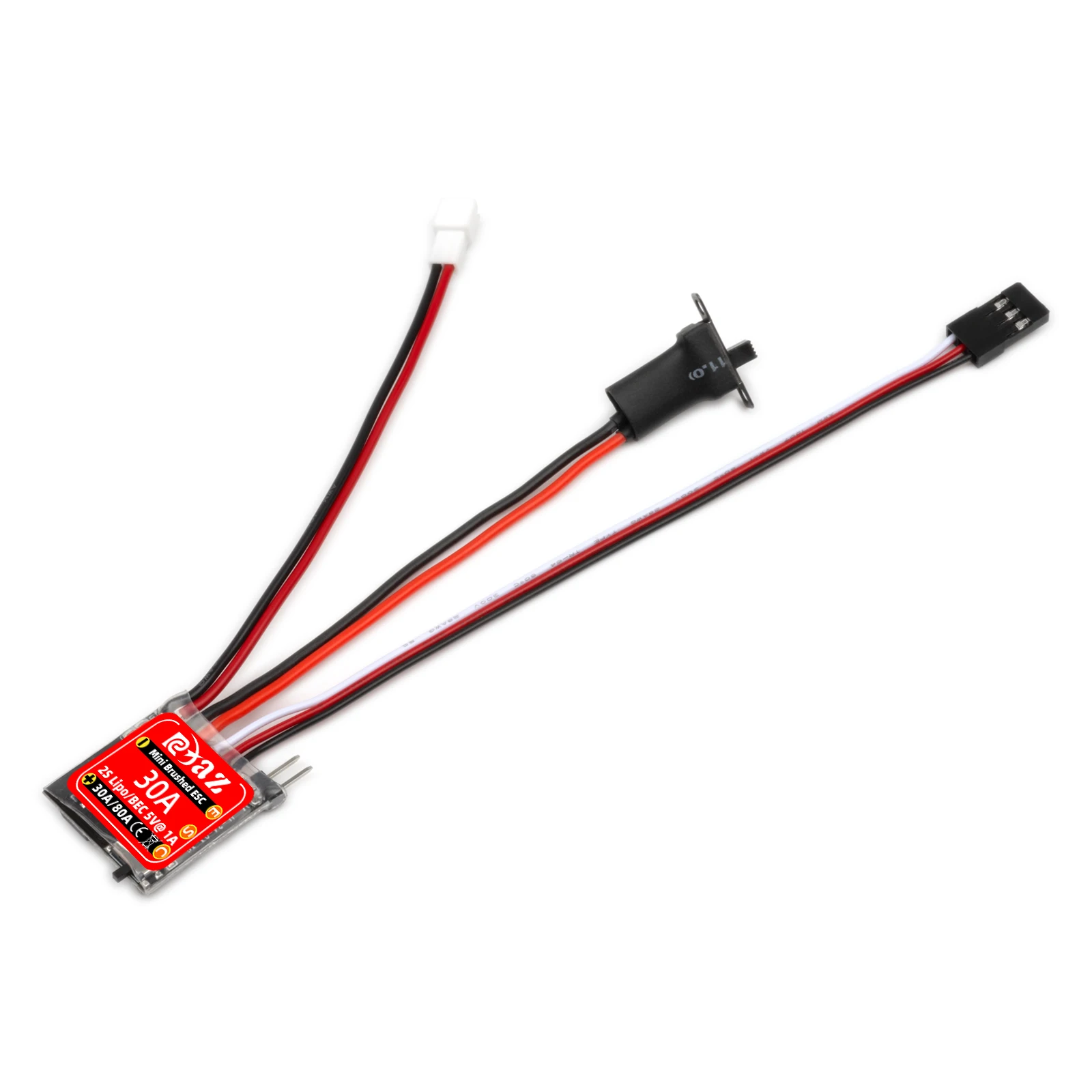RCXAZ RC ESC Mini 30A gebürstete ESC-Kombination mit 030 050 Bürstenmotor für 1/18 1/24RC Hill Climber Axial SCX24 FCx24 Upgrade-Teile – Detail 10