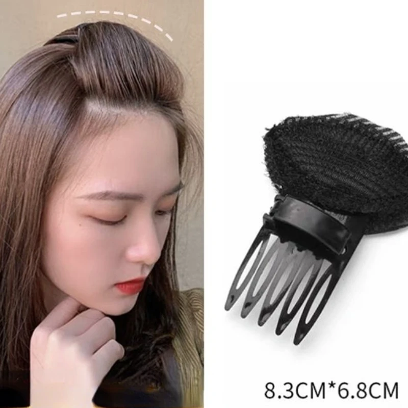 2 Stück Volumen-Clips Für Pony & Kronen-Volumen – Mit 3 & 6 Zähnen, Aus Kunststoff, Rosa