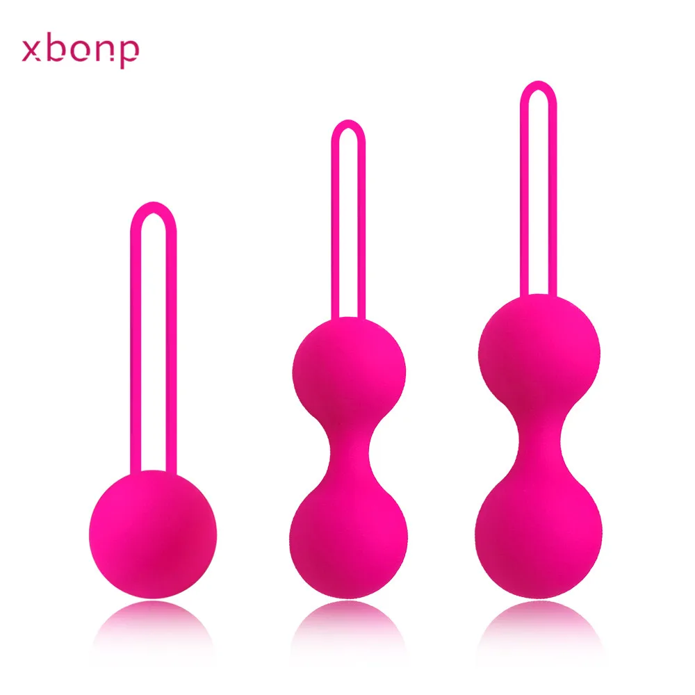 Safe Silicone Vagina Balls Kegel Exerciser Pelvic Floor Muscle Trainer Venus Ball Perinee Tighten Sex Toys for Women