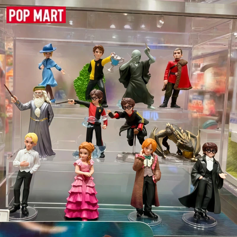 

Коллекционная фигурка POPMART Harry Potter Goblet Of Fire Series Blind Box: Модный волшебный декор для рабочего стола, игрушка для фанатов Гарри Поттера