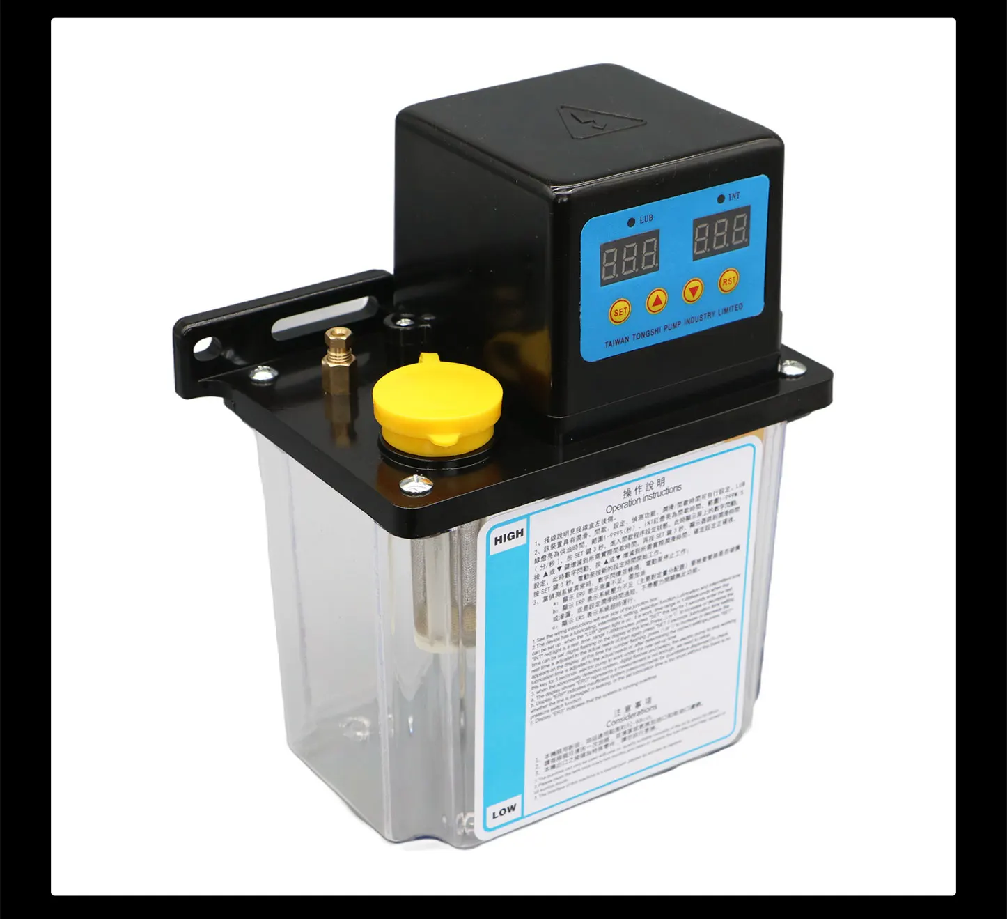 1L 2L CNC-Schmierpumpe Elektromagnetisches AC110V AC220V Ausgang 4mm Automatisches Schmierölpumpensystem für CNC-Graveur – Detail 6