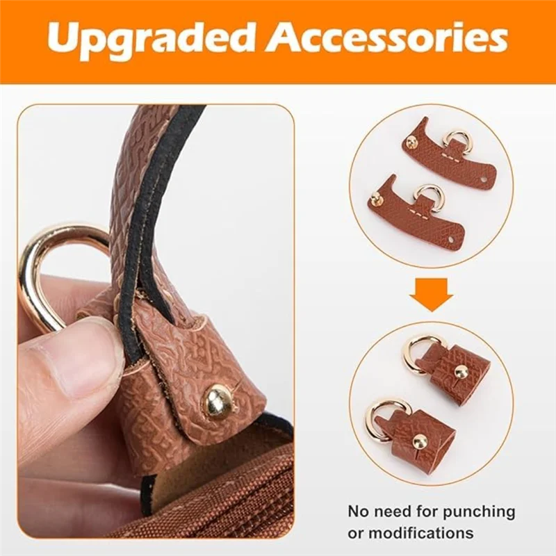 AB09-Strap para longchamp mini bolsa de ombro crossbody kit de conversão de substituição ajustável apto, suportes de bolsa