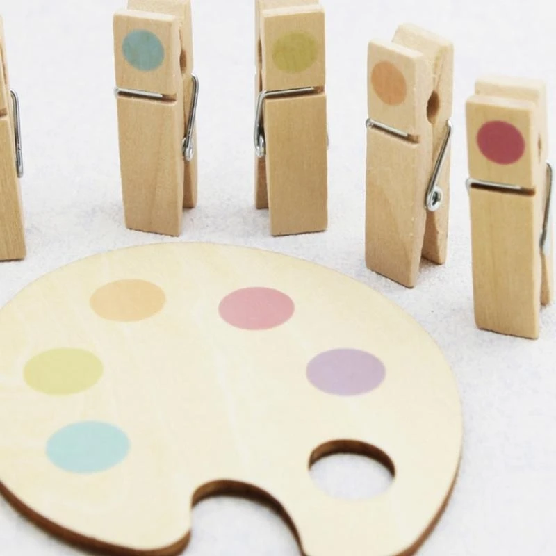 

Clip Palettes Matching Toy Child Early Learning Fine Motor Skill Toy