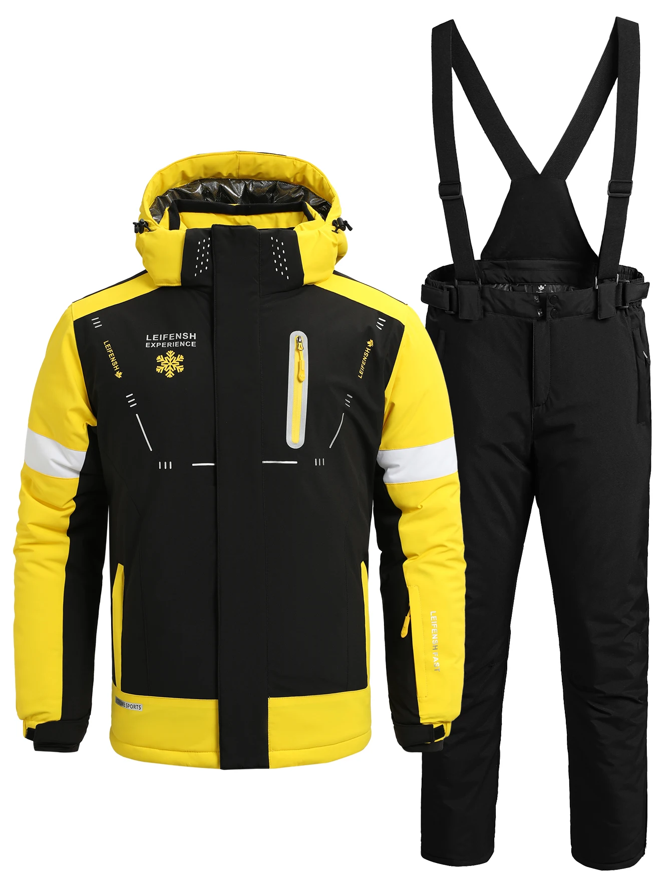 1 Set Sports & Outdoor Supplies Outdoor Casual Winter Sports Skiing Supplies Clothing Men Ski Suit Men Ski Set Top+Bottoms HX313