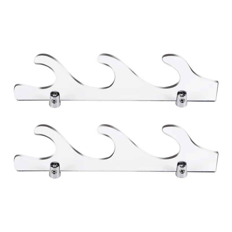 ABHU Acrylic Wall Mount Three Layer Samurai Sabre Sword Display Stand Lightsaber Holder Samurai Sword Holder