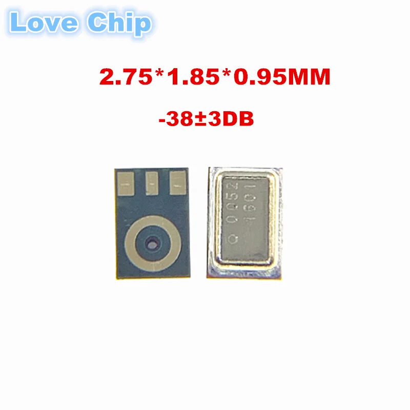 2718 MEMS Silicon Microphone Analog Signal Bottom Output TWS Bluetooth Headset Noise Cancellation 2.7X1.8MM