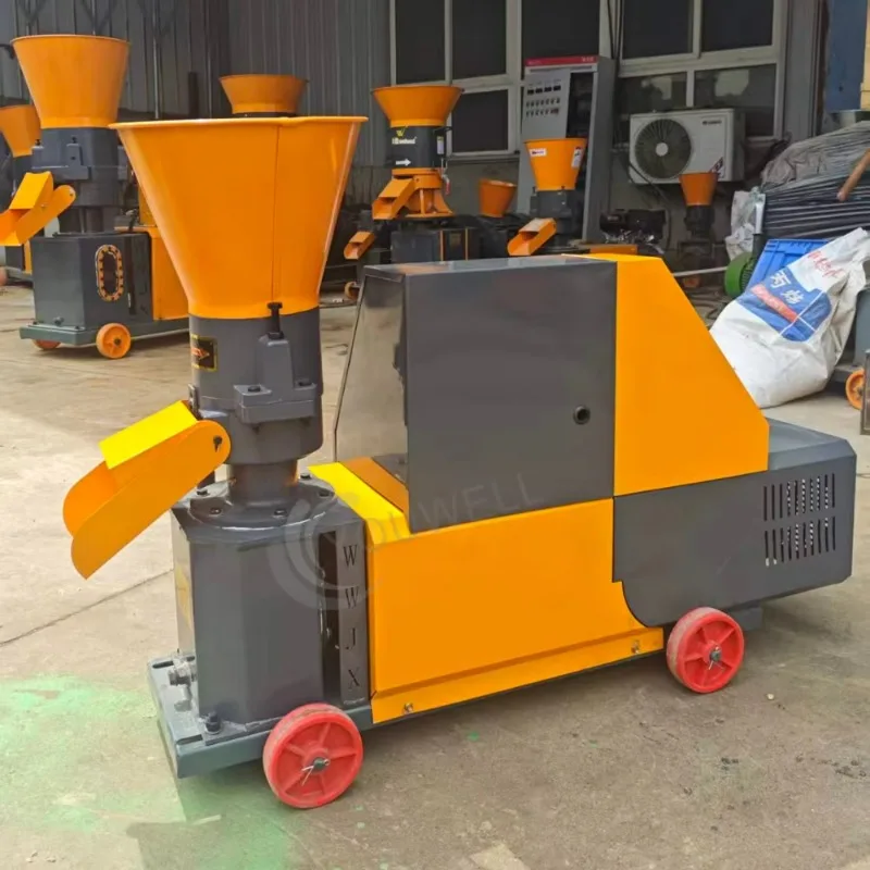 New Small Farm Use Portable Animal Poultry Feed Processing Pellet Mill Chicken Feed Making Machine High Productivity 4-6mm