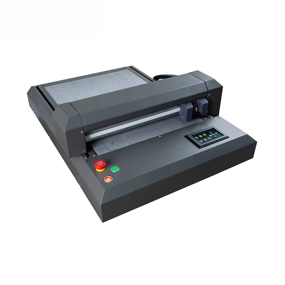 F3550 Full Cut Kiss Cut A3 Flat Bed Die Cutting Machine Fast Speed Cardboard Flatbed Cutter Plotter For Boxes Pack Labels