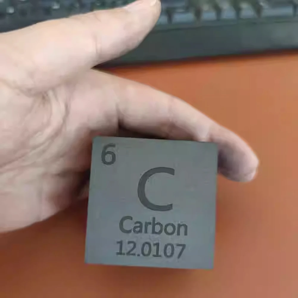 High-purity Carbon C Periodic Table Element Collection Cube Experimental Materials Science Teaching Specimen Miniature Model