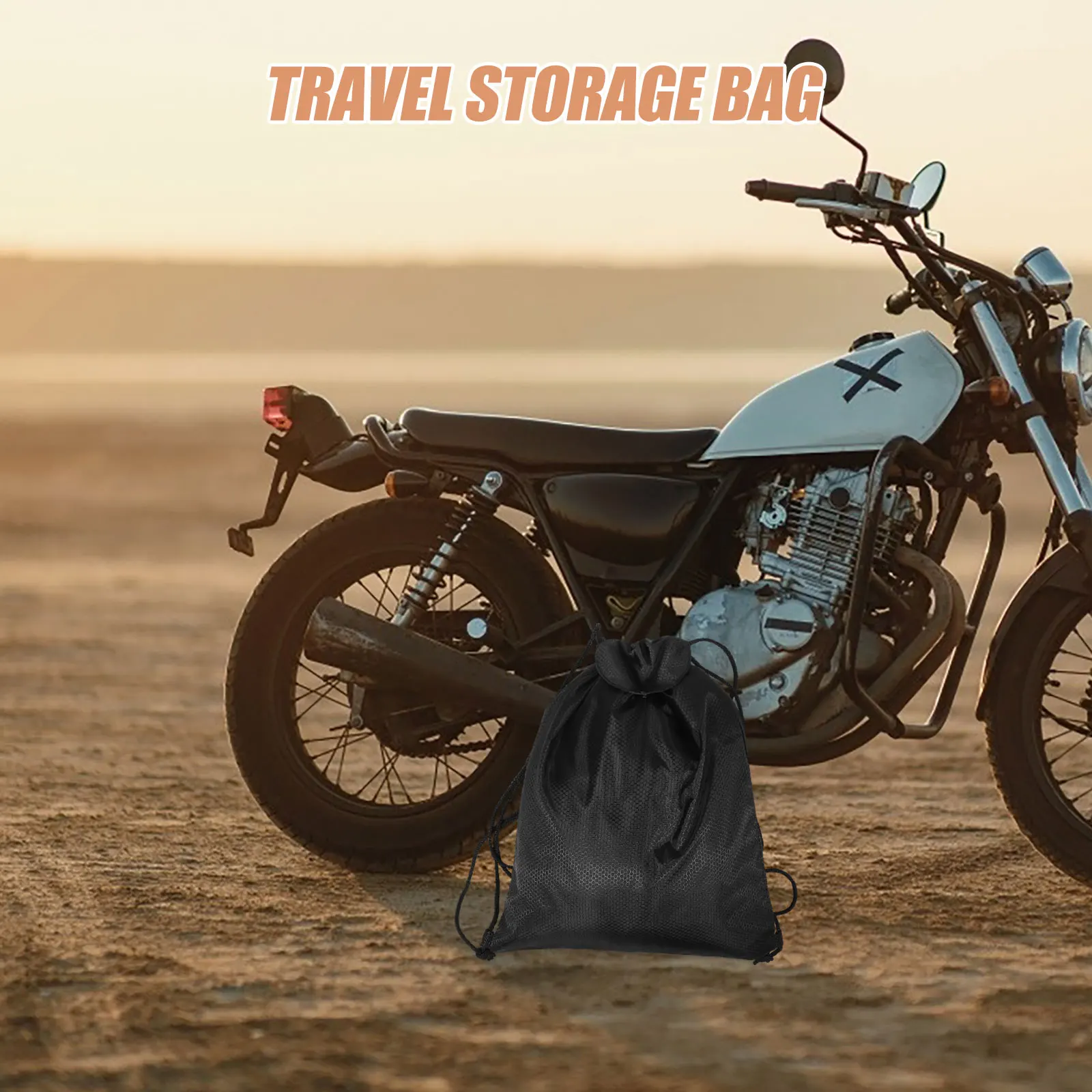 

Waterproof Storage Carrier Thickened Large Capacity Sports For Bike Ski Motorbike Pouch With Strap Outdoor Travel