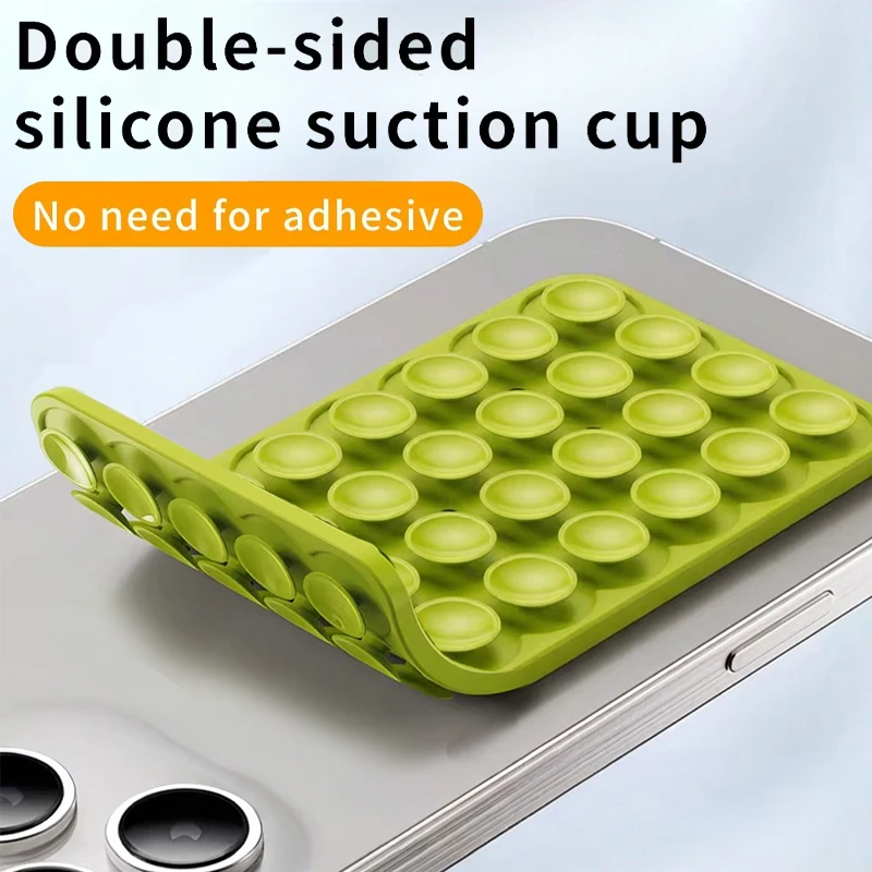 

Двусторонняя силиконовая присоска для крепления мобильного телефона, силиконовая резиновая присоска с клейкой основой для фиксации