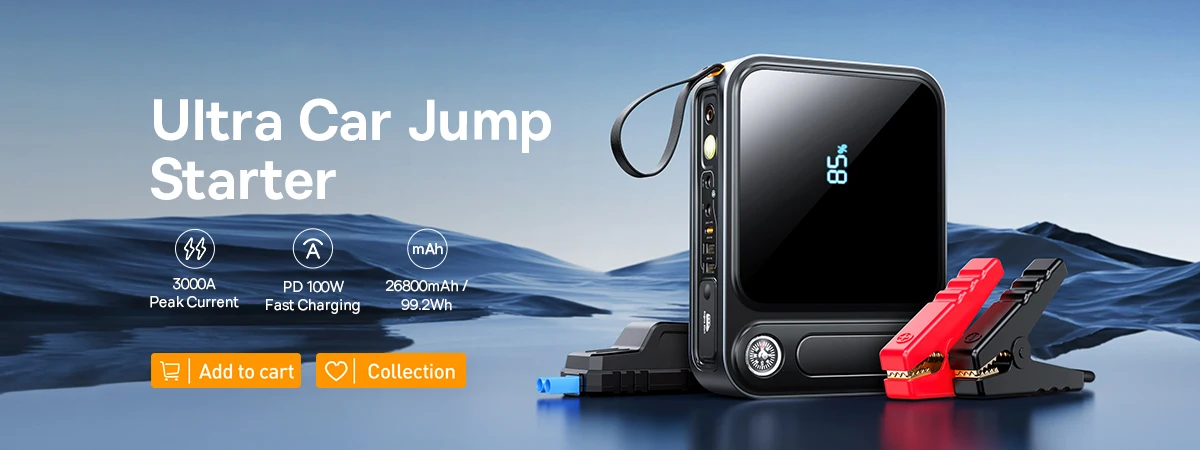 Baseus 2000A Notfall-Starthilfe, 20000 mAh, Powerbank, Auto-Start-Booster-Gerät für den Start von Benzin-Diesel-Autobatterien – Detail 2