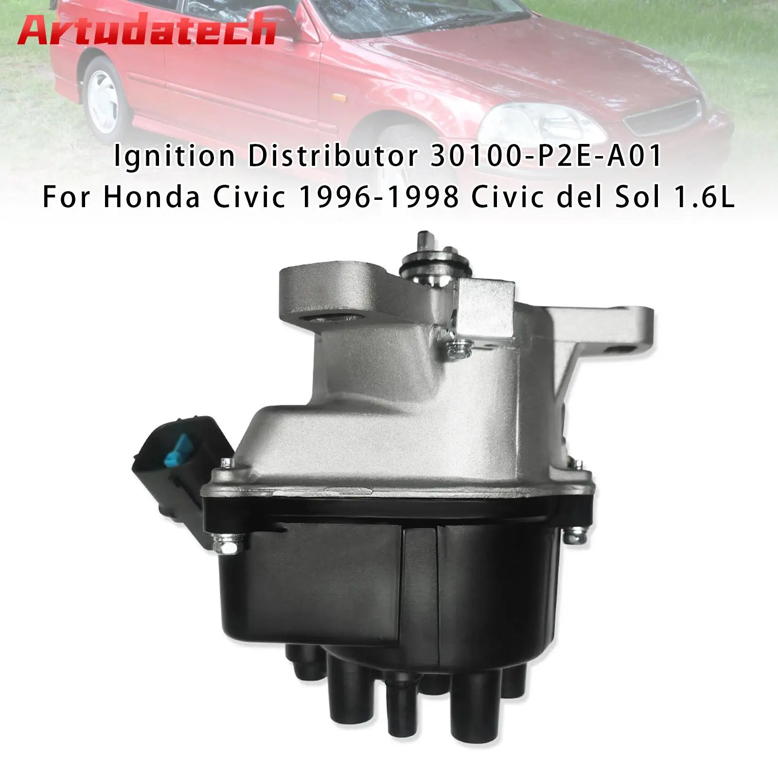 

Artudatech Ignition Distributor 30100-P2E-A01 For Honda Civic 1996-1998 Civic del Sol 1.6L Car Accessories