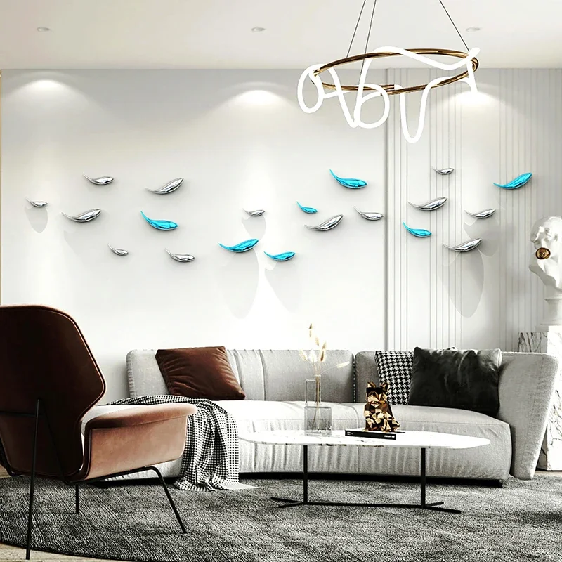 Guest Wall Decoration Pendant Wall Decoration Wall Creativity Bedroom Room Layout Restaurant Wall Decoration Fish