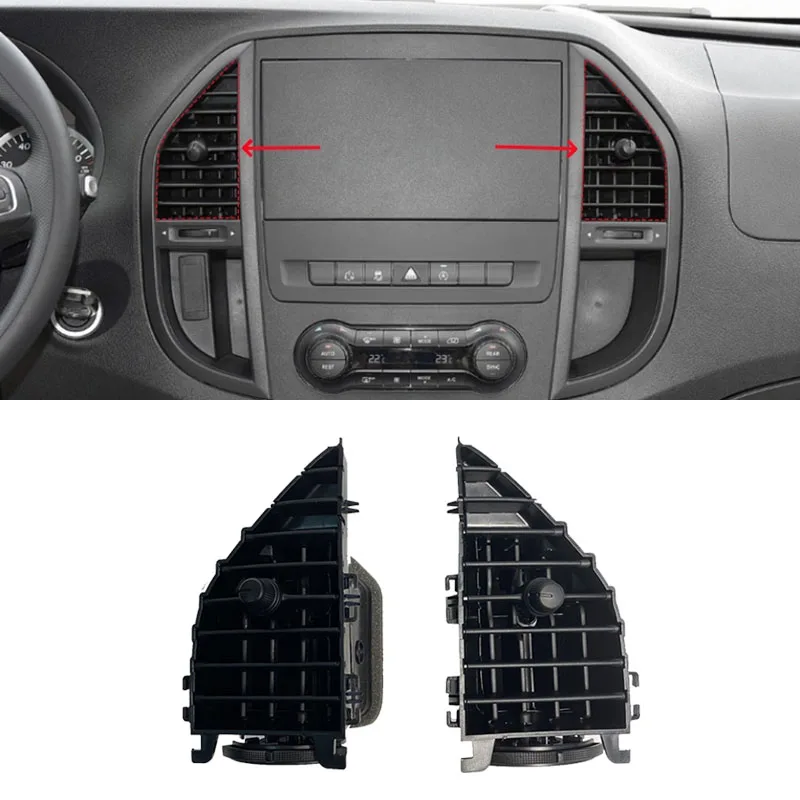 For Mercedes-Benz Vito Viano V260 W447 W448 2017-2023 Air Conditioning Air Outlet Central Control Table Air Outlet Accessories