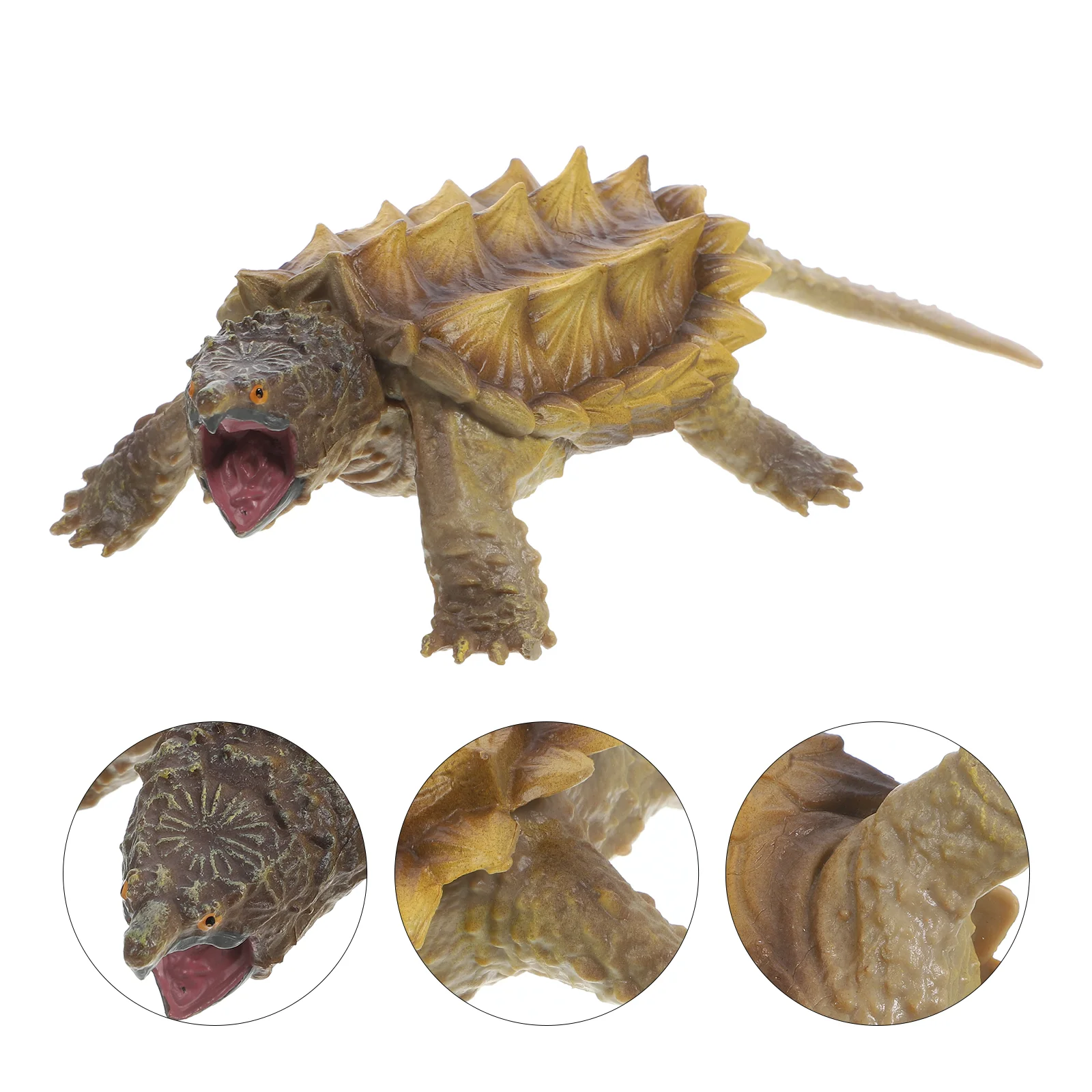 

Snapping Turtle Model Animal Figure Simulation Simulated Ornaments Plastic Decor Recognition Wild Figurine Child