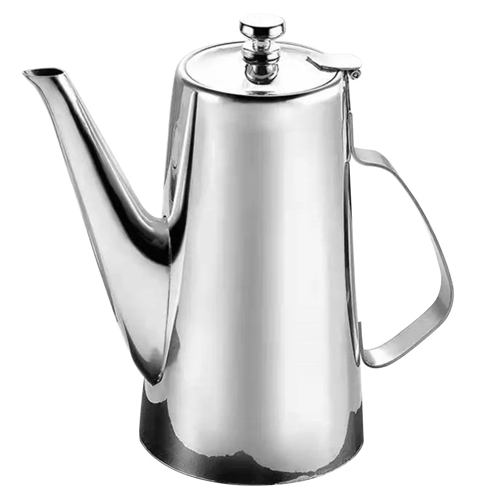 

Vinegar Dispenser Bottle Stainless Steel Kettle Bacon Daily Use Stovetop Jug Tea