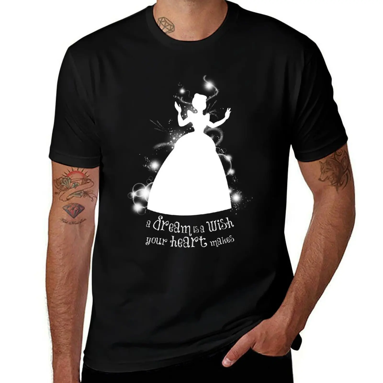 

A Dream is a Wish... T-Shirt anime tshirt t shirt men 100% cotton luxury brand T-Shirt