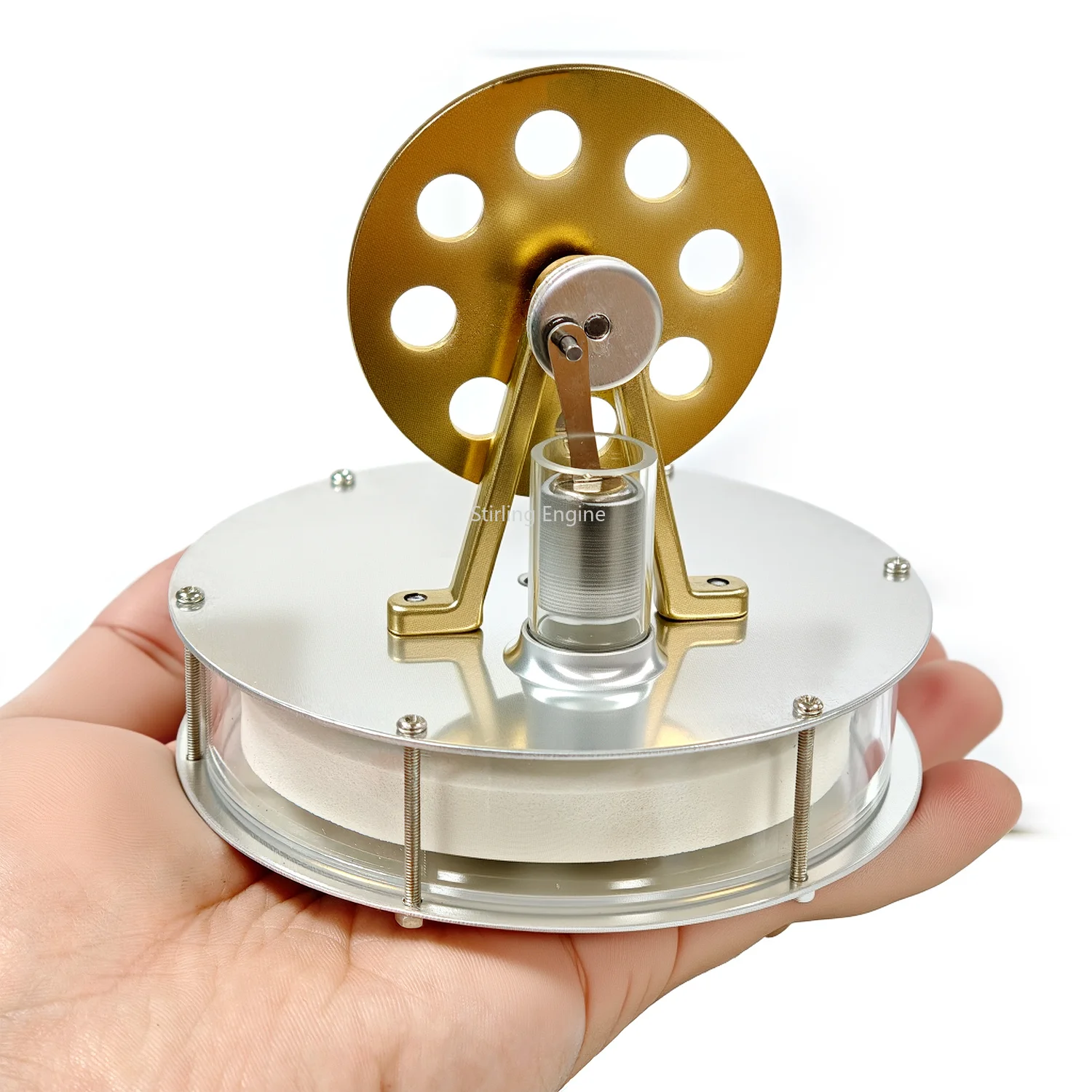 Stirling Engine Model Low Temperature Miniature Metal External Combustion Engine Physics Science Experiment Steam Engines Model
