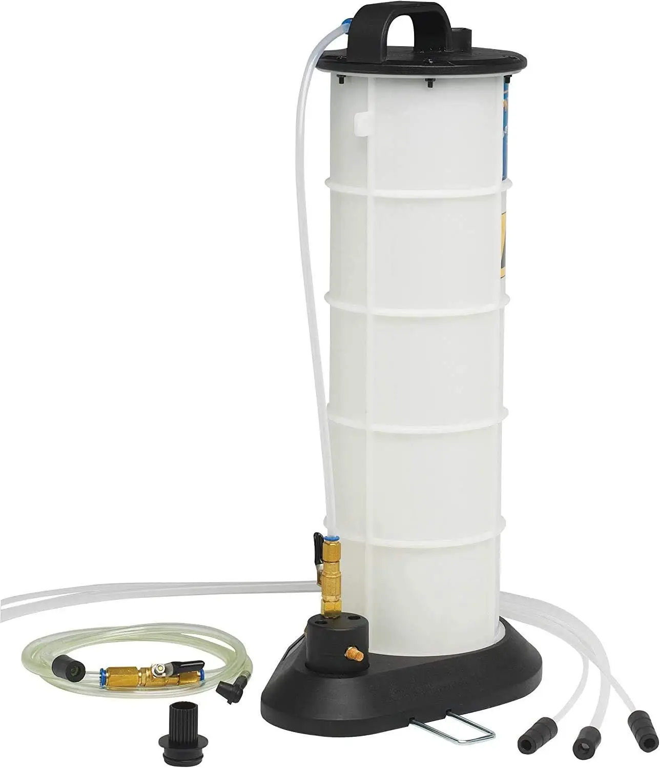 Pneumatic Air Operated Fluid Evacuator with Accessories for Draining Engine Oil Transmission Fluid Directly Through The Dipstick