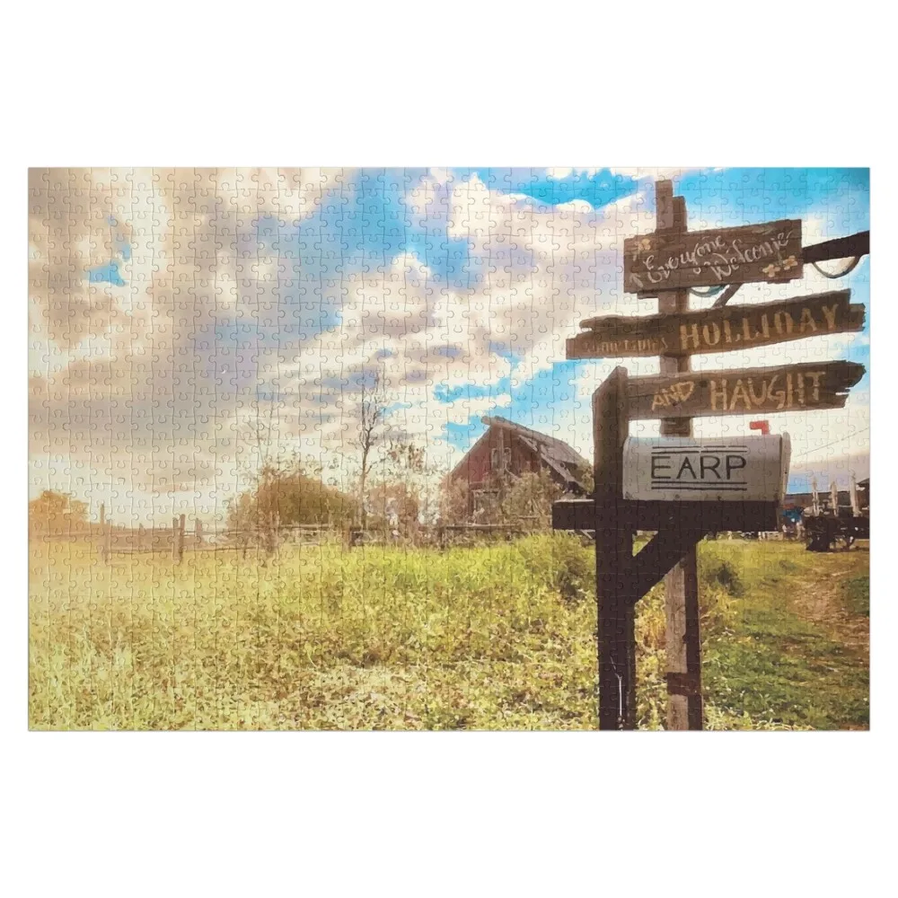 

Earp Homestead Jigsaw Puzzle Customized Gifts For Kids Custom Wood Jigsaw Pieces Adults Wooden Compositions For Children Puzzle