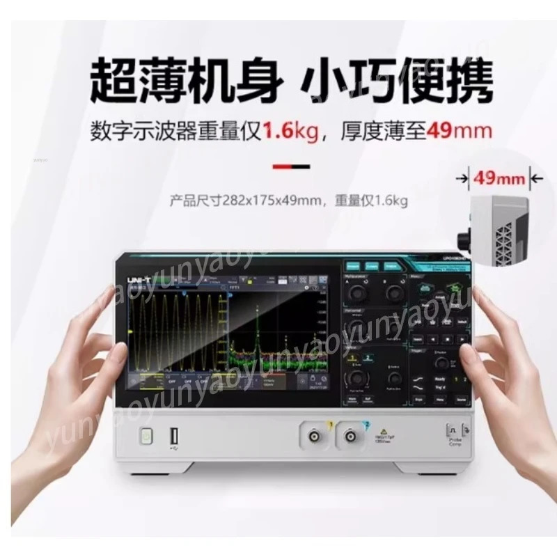 

Многоканальный осциллограф UPO1152HD, 12-битный, высокоточный, 150 МГц, портативный, с сенсорным экраном