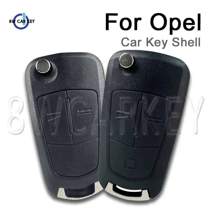 พับ REMOTE Key SHELL เหมาะสําหรับ Opel Astra H Zafira Vectra C Vauxhall Corsa D Signum Meriva รถ FOB