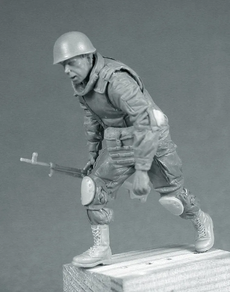 1:35 Scale Die Cast Resin Figure Model Assembly Kit Russian Special Forces Paint Free Shipping (2 People)