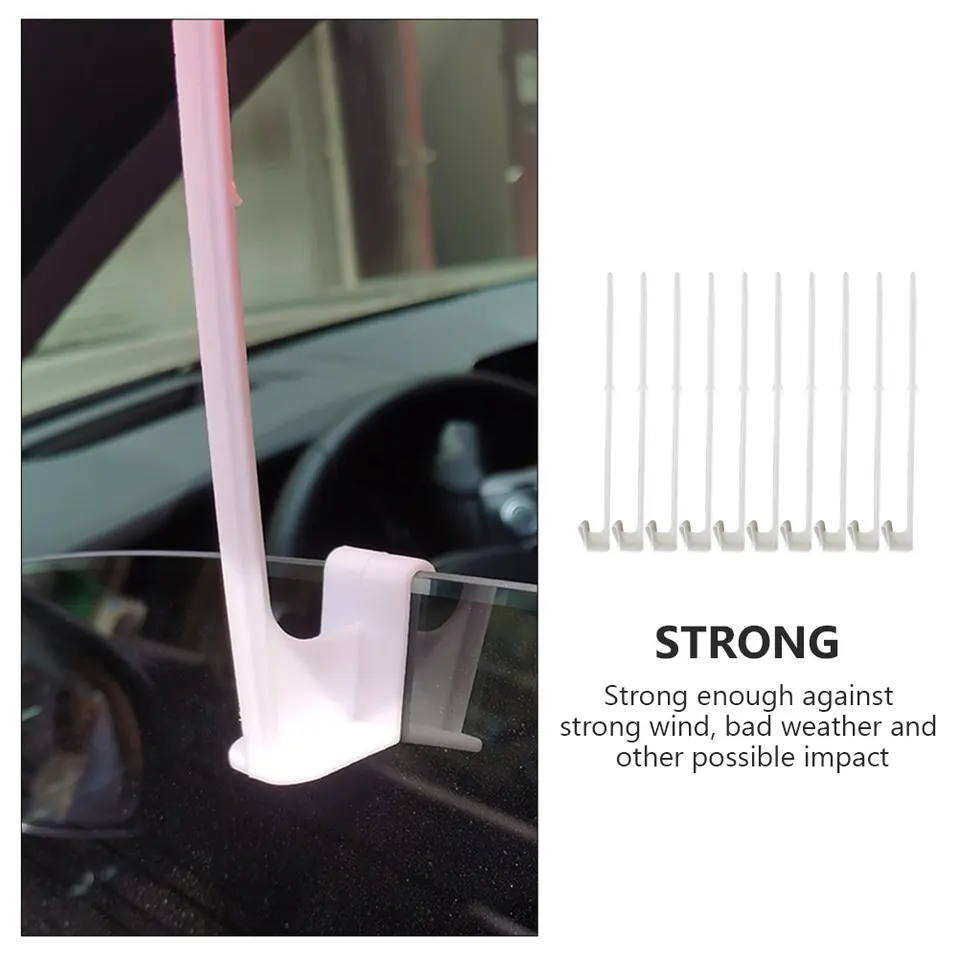 Support Magnétique Voiture 2 Pièces – Base Aimantée Drapeau Fenêtre, Camion, Bateau