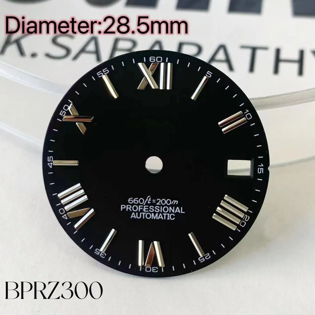 قرص بشعار NH35 Roman S 28.5 مللي متر مناسب لقرص nh 35 36 أدوات إصلاح ملحقات ساعة الحركة